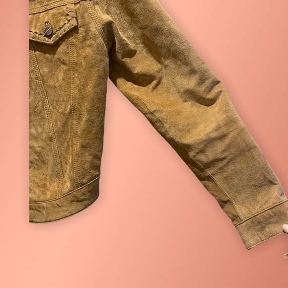 JOUJOU SKINS -FITTED TAN LEATHER JACKET - Picture 4 of 9